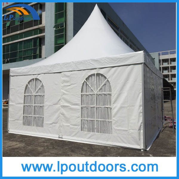 6X6 米优质黑色 PVC 婚礼塔式活动帐篷