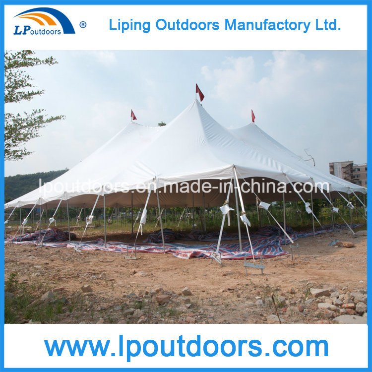 18-метровая 60-футовая наружная дешевая стальная палатка с колышками и столбами