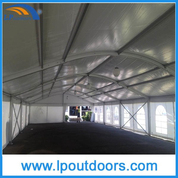 10-метровый прозрачный алюминиевый шатер для вечеринок, изогнутая палатка для мероприятий