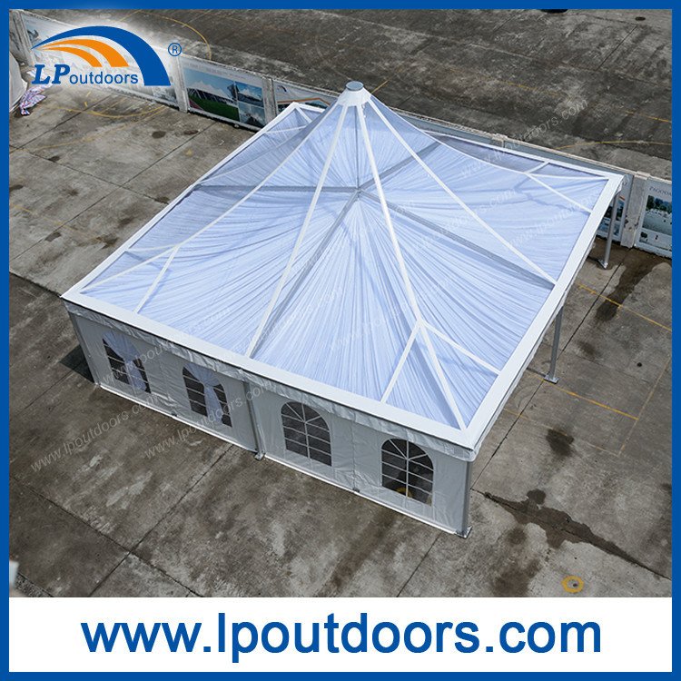 10X10m прозрачная крыша пагоды палатка для свадебного мероприятия