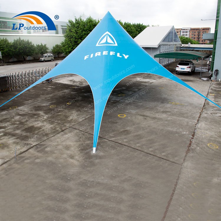 Dia16m Outdoor Full Logo Печать Spider Shape Star Tent