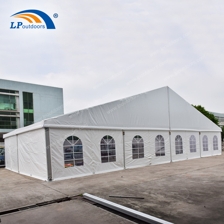 Высококачественная палатка для вечеринок 20 м с прозрачным окном для мероприятий на открытом воздухе