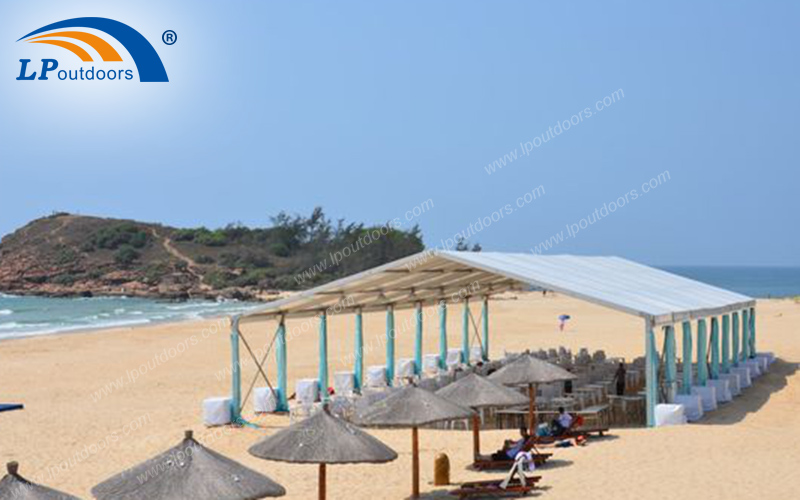 Tienda al aire libre de la sombrilla de la playa al aire libre para el evento al aire libre
