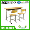 Popular Simple type double school Desk and Chair (SF-10D)