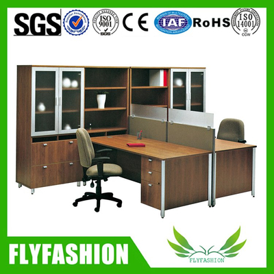 office staff working computer table with cabinet PT-63