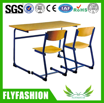 bureau d'école de meubles bon marché de salle de classe doubles et présidence confortables (SF-45D)