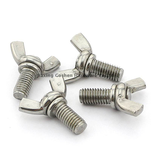 válvula de perno de ala de acero inoxidable m10