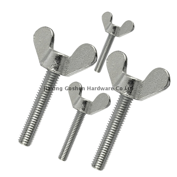 Tornillos de punta de ala Hilti estampados con mariposa de acero inoxidable ASME B 18.17