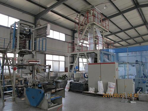 PE plastic film production la producción de película de plástico PE