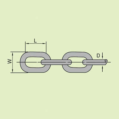 普通的低碳钢扁节链媒体扁节链