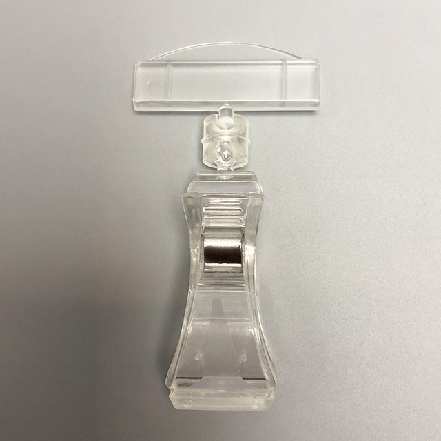 Clear Counter-top Clip on Sign Holder PST5