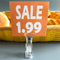 Magnetic POP Sign Clip with Clear Knuckle PS04M-CL