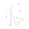Clip On Shelf Label Strip H26.8mm DS003