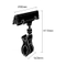 Black Plastic Clip on Sign Holders PS06-B