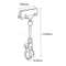 Plastic Channel Sign Holder Clips PS06-PL