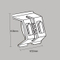 3-Way Shelf Channel Sign Clip SG-C22