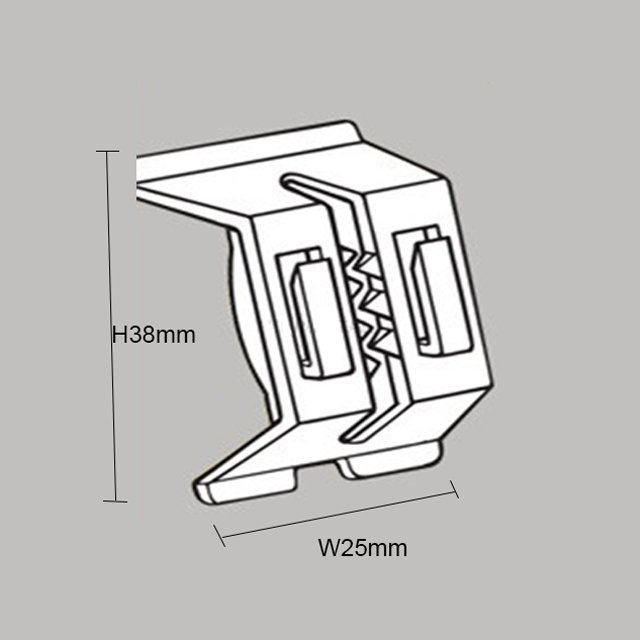 3-Way Shelf Channel Sign Clip SG-C22