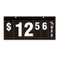 Small Double Sided Sprial Sign Board W/5.5" H Number Pads Kits W363mmXH170mm