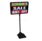 Countertop Sign Frame W/Adjustable Stem 11"X7",Black