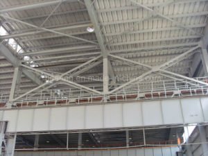 Taller resistente de la buena calidad/proyecto euro de la estructura de acero para Sierra Leona