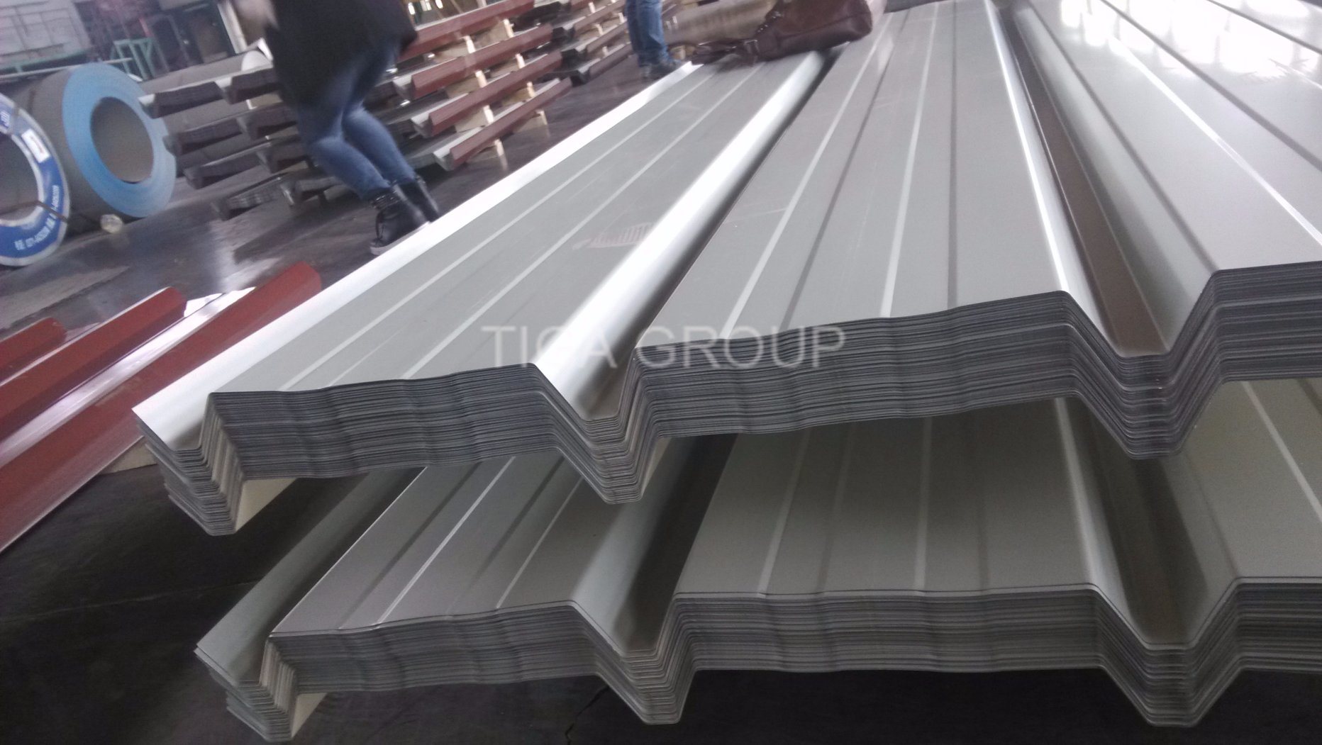 Red Metal Roofing Sheets Blue Color Coated Gi/Gl Sheets for Roof