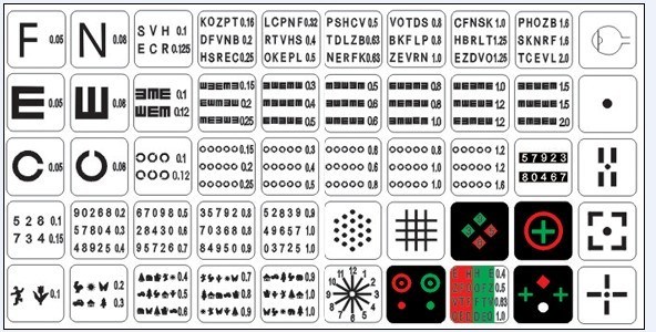 Proyector de carta automático de equipo oftálmico Cp-400