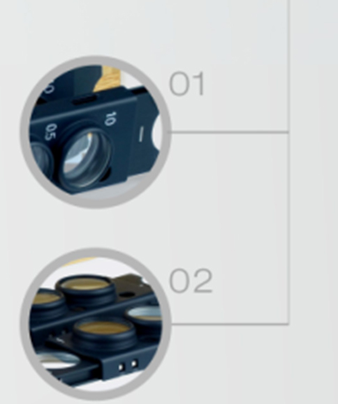 RS-2r9b China Equipos de oftalmología de calidad superior Retinoscopy Lens Rack