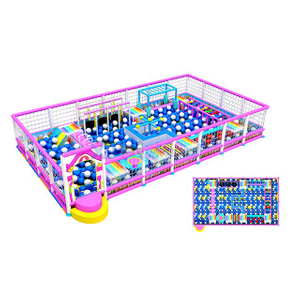 Candy Theme Adventure Indoor Playground Ball Pit for Kids
