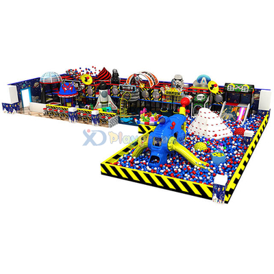 Space Themed Kids Soft Play Area Indoor Playground Set with Ball Pool