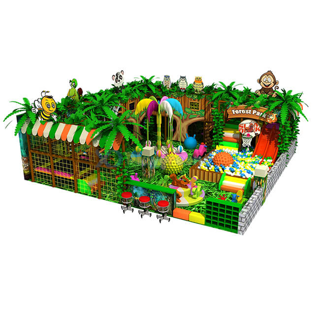 Jungle Theme Amusement Indoor Soft Play Park for Kids