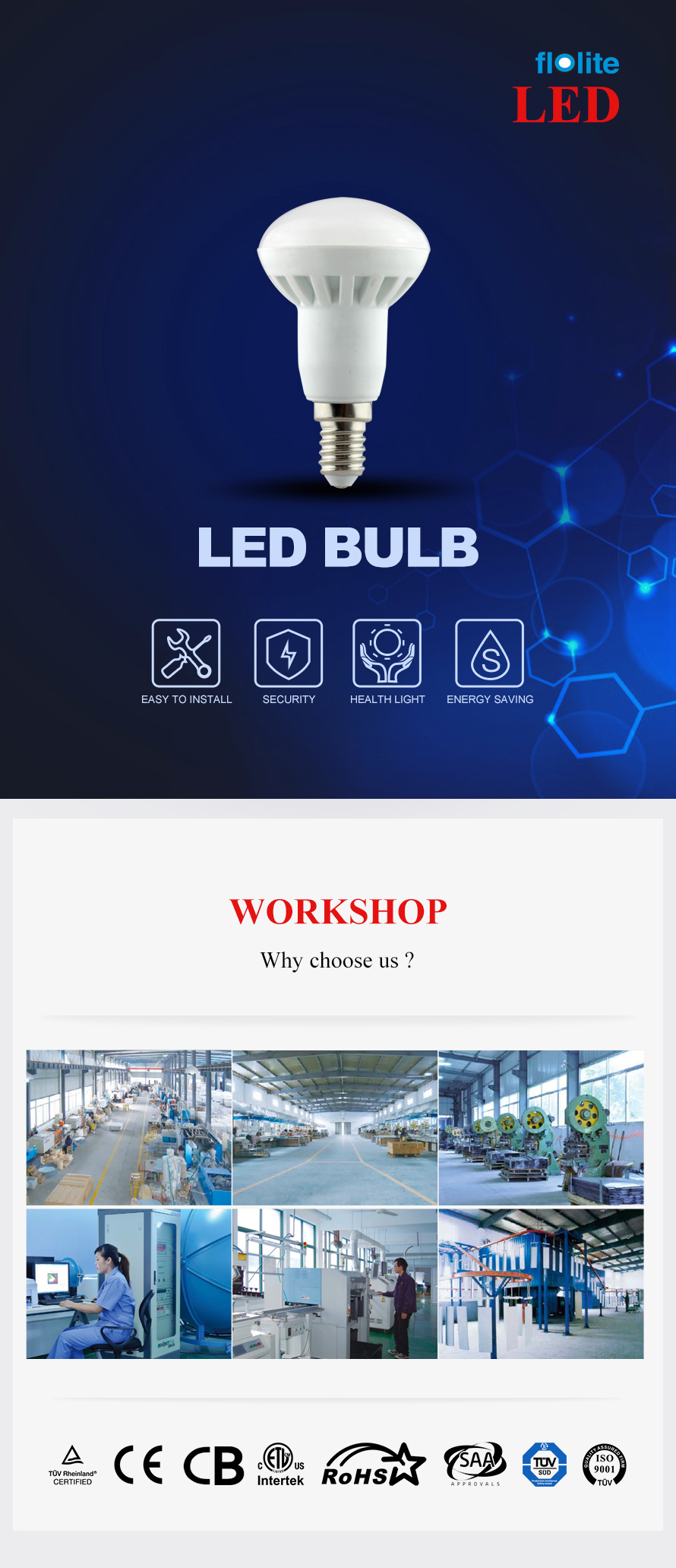 R63 LED Dimming Bulb