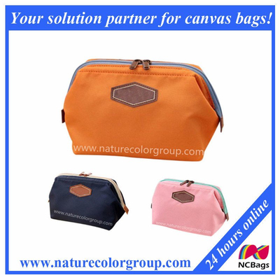 3 Colors Cotton Cloth Travel Cosmetics Bags Makeup Case