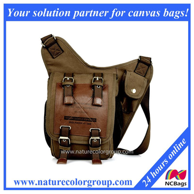 Special Design Men Canvas Messenger Bag Chest Pack (MSB-012)