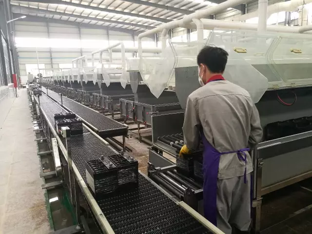 Industrial battery factory