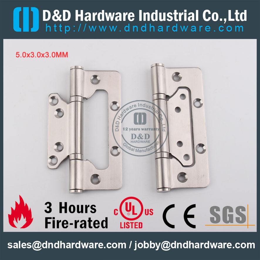 D & D Hardware-Fogo Classificado Euro Interior Dobradiça Dobina DDSS026