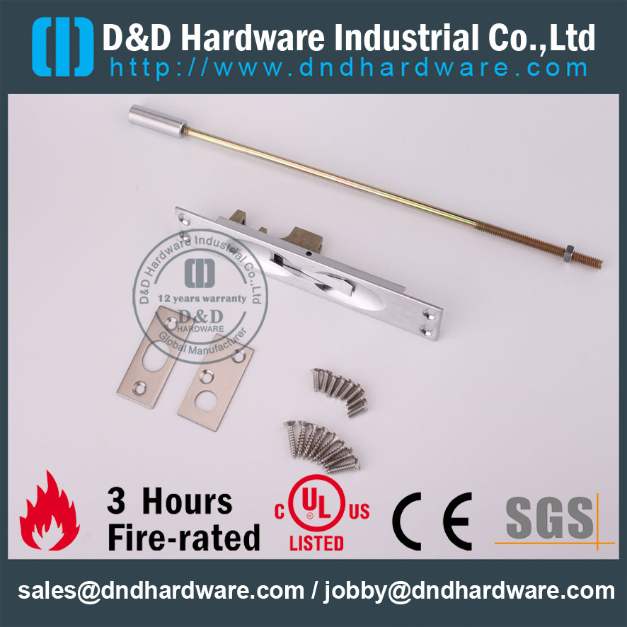 D & D Hardware-Porta de latão Parafuso de embutir em ferro fundido DDDB010