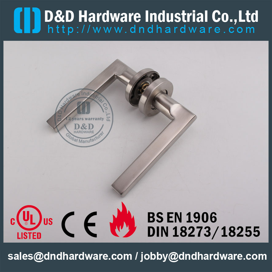 流行的实心不锈钢 316 拉手商业门-DDSH023