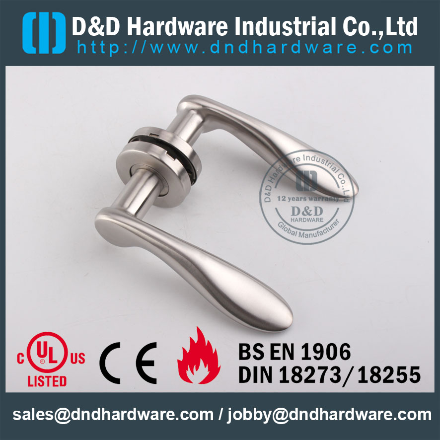 D & D Hardware-SS304 Porta Sólida alavanca DDSH025