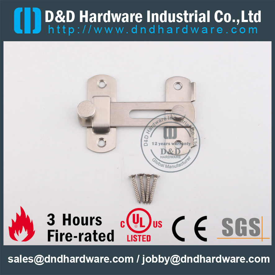 D & D Hardware-porta de madeira grau SS304 porta guarda DDDG006