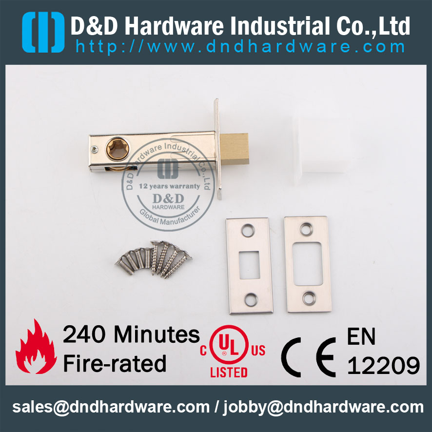 D & D Hardware-Decorative Design Acero Inoxidable WC-Deadbolt DDML033