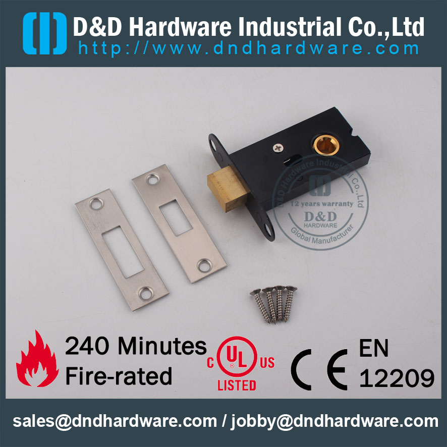 D & D Hardware-Brass Interior moderno WC Deadbolt DDML032