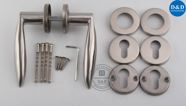 Stainless Steel 304 Jenis Benang Solid Lever Handle-D & D Hardware