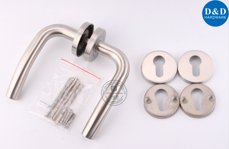 Grau 304 Tubo de Tubo Rated Maçaneta da Porta da Alavanca-D & D Hardware