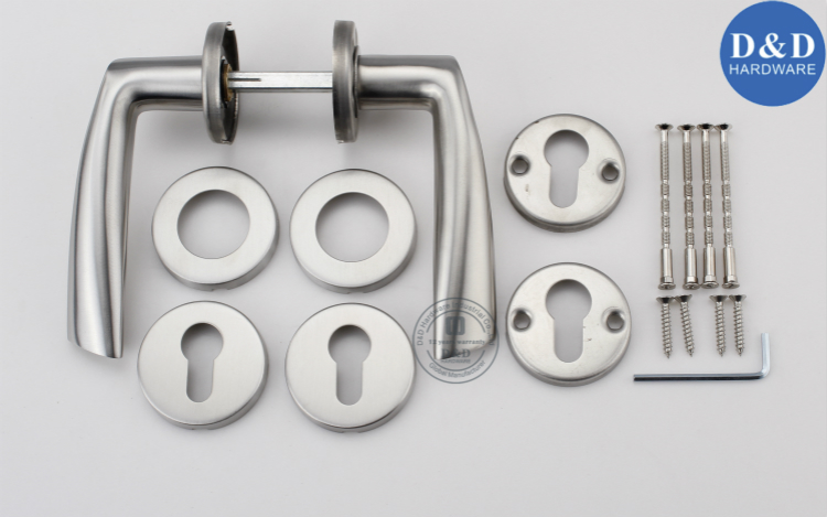 Investasi Cast Hardware Stainless Steel Lever Handle-D & D Hardware