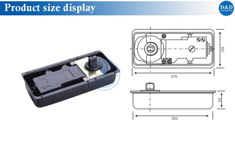 製品サイズの表示