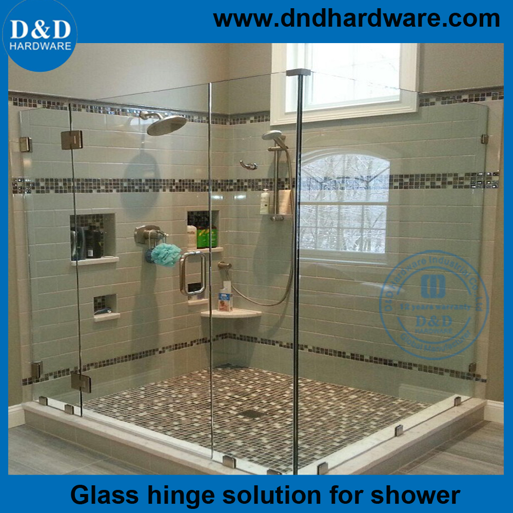 Bisagras para puerta de ducha con puerta de vidrio comercial-DDGH004