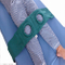 Adds the cotton and kapok knee joint to tie a belt approximately