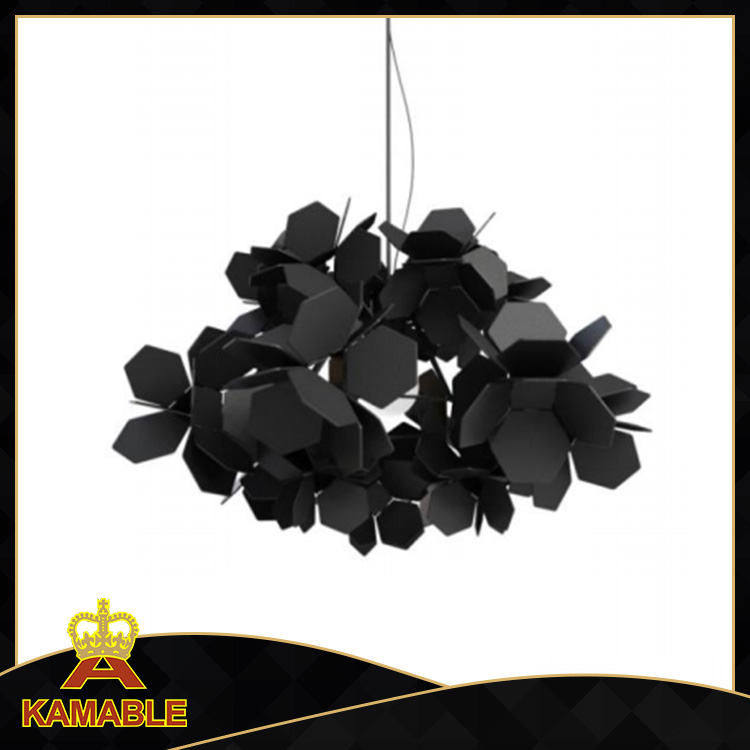 Черный металлический домашний декоративный подвесной светильник (KAP5604) 