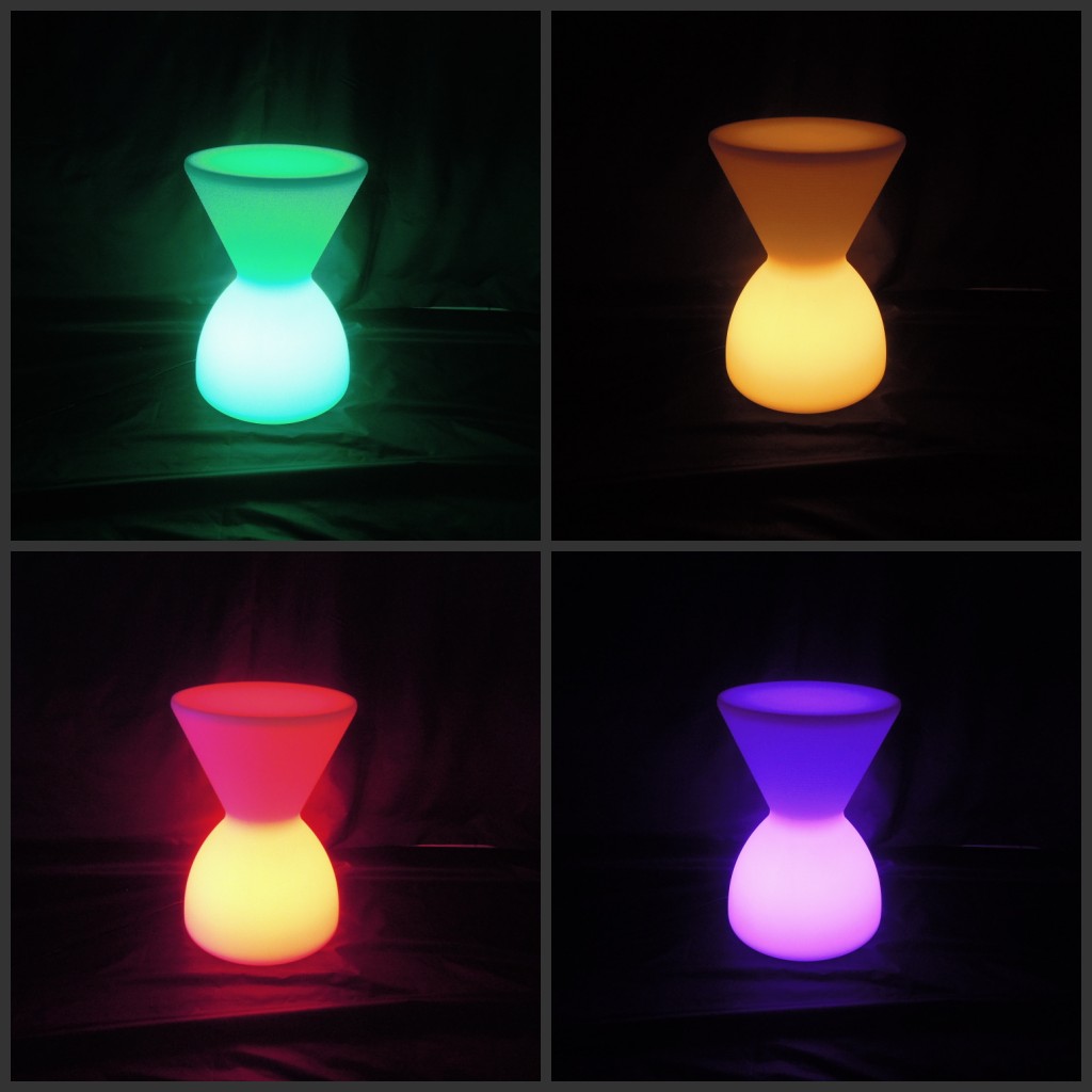 Outdoor Colorful Waterproof Furniture Led Drum Chair H026