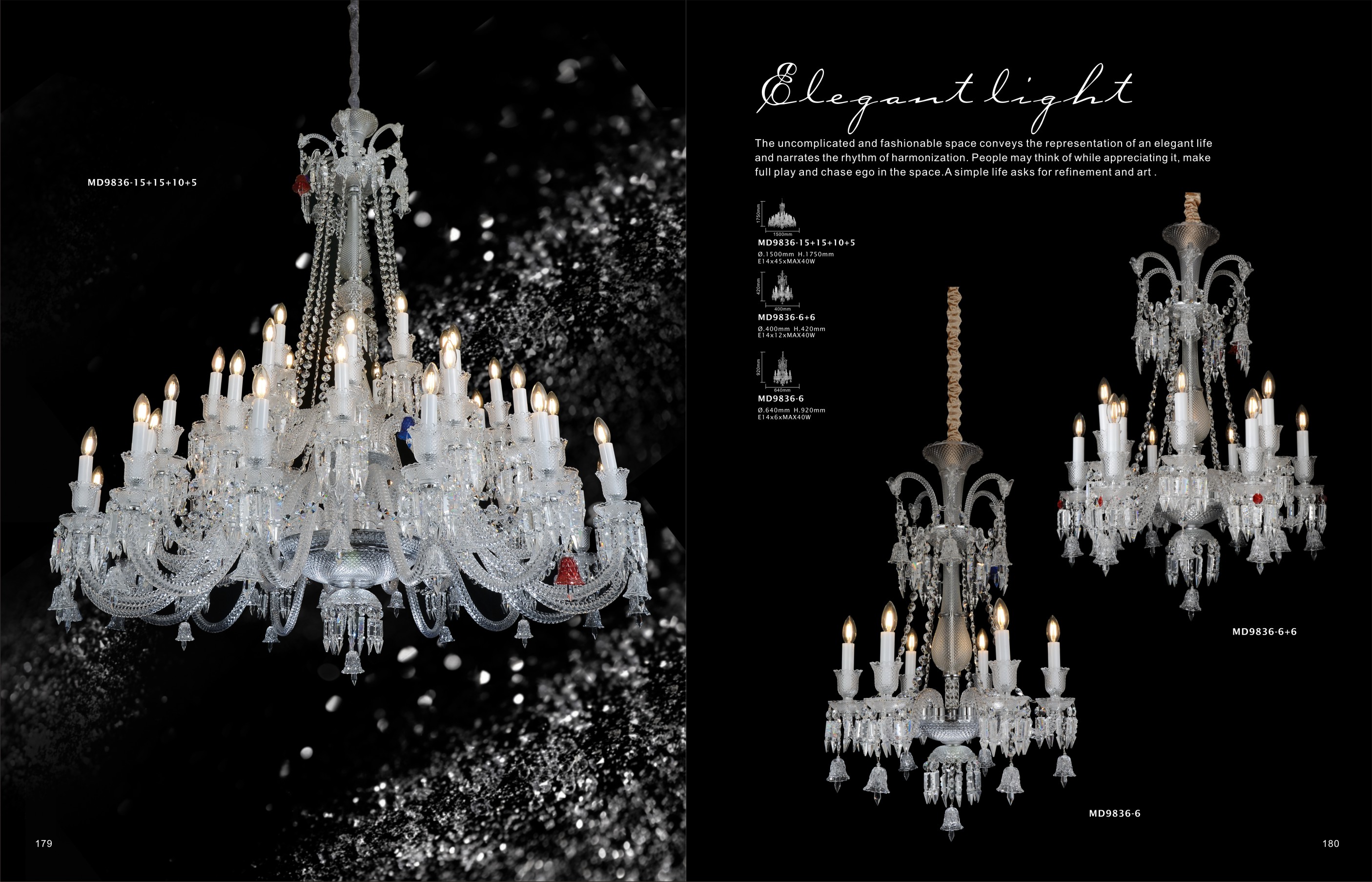Лампа пола Crystal украшения роскошного отеля (ML9830-16-8+8)